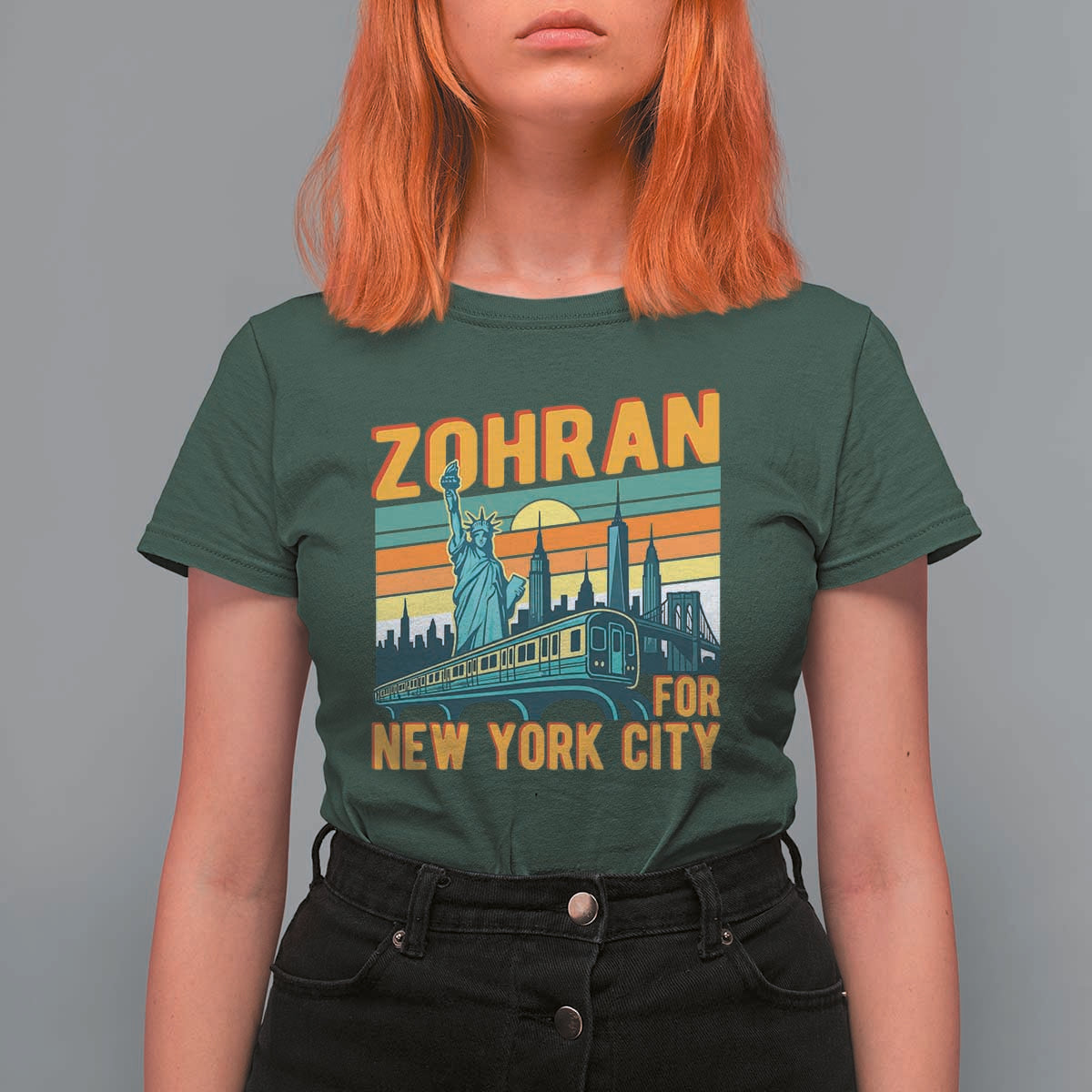 Zohran Mamdani NYC Mayor T Shirt For Women - Wonder Print Shop