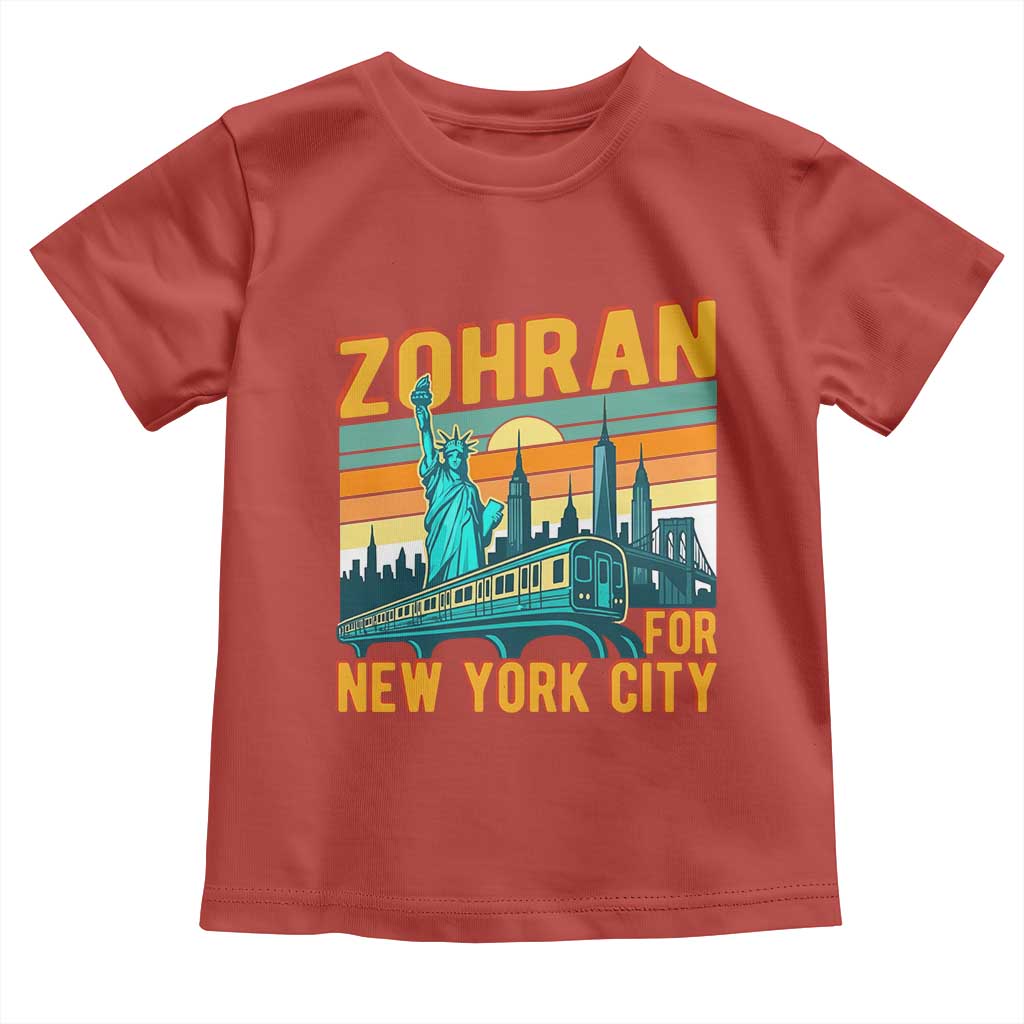 Zohran Mamdani NYC Mayor Toddler T Shirt - Wonder Print Shop