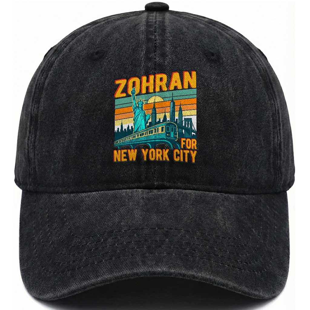 Zohran Mamdani NYC Mayor Washed Cotton Baseball Cap