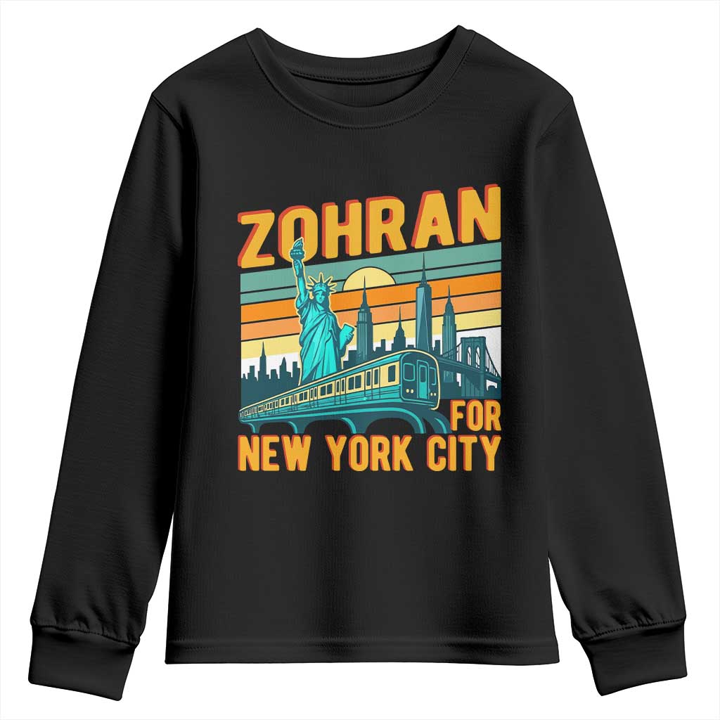 Zohran Mamdani NYC Mayor Youth Sweatshirt - Wonder Print Shop
