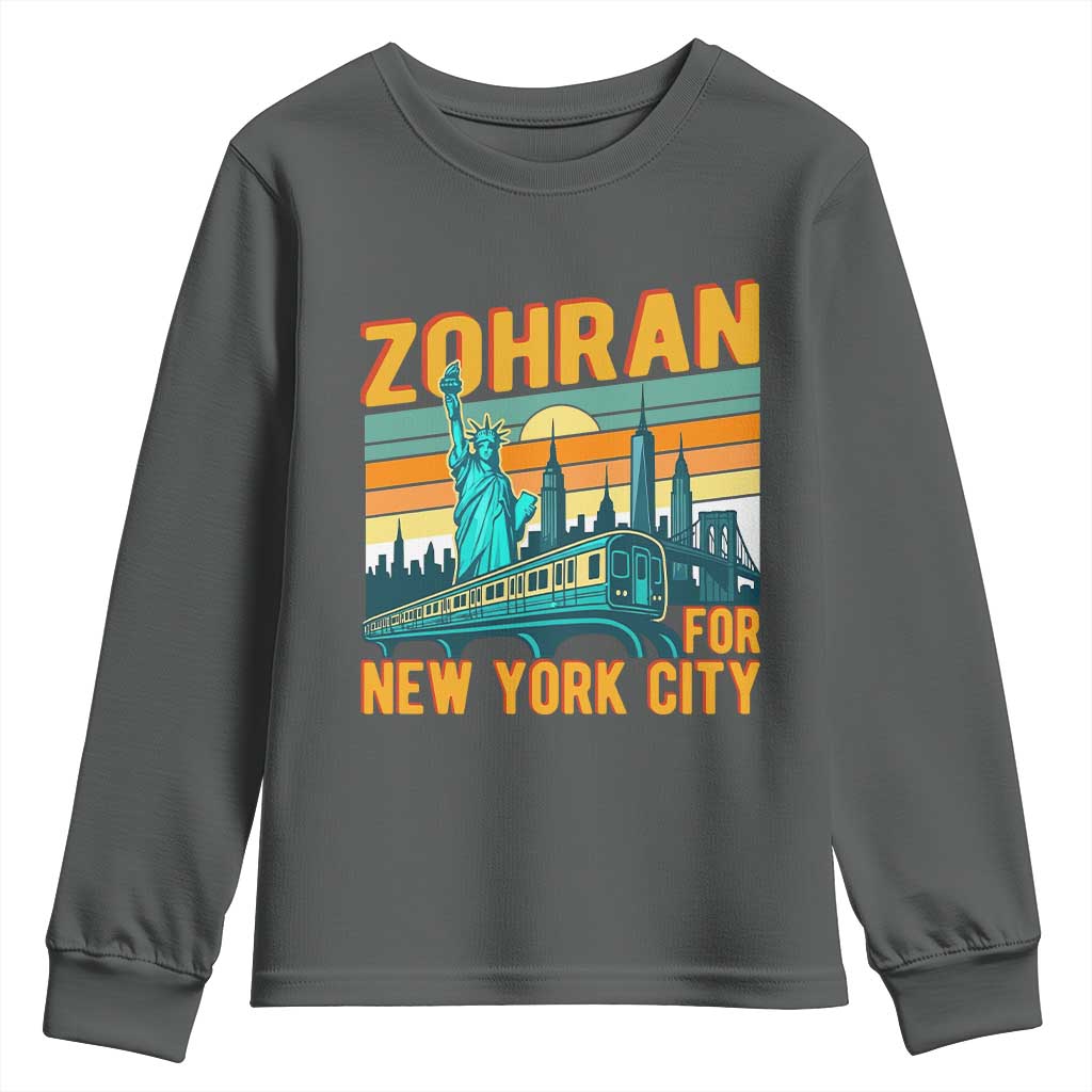 Zohran Mamdani NYC Mayor Youth Sweatshirt - Wonder Print Shop