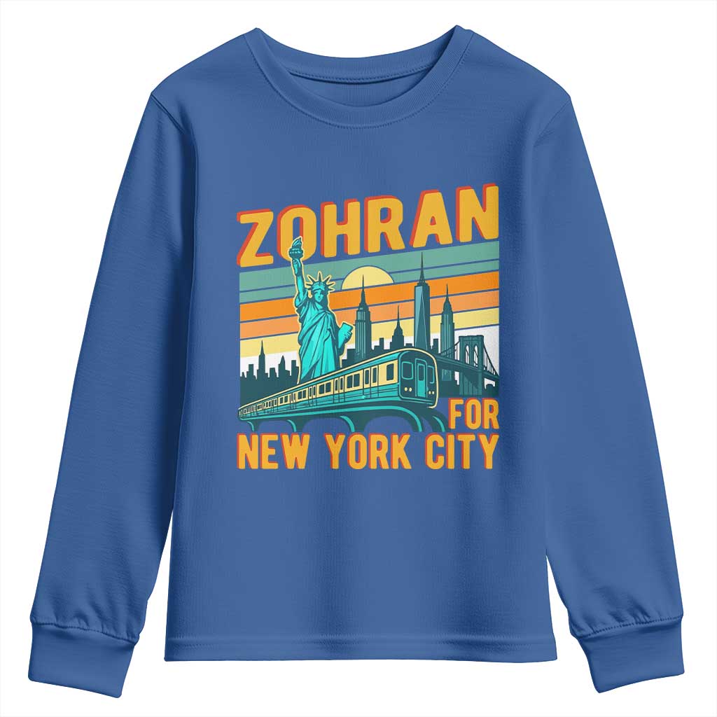 Zohran Mamdani NYC Mayor Youth Sweatshirt - Wonder Print Shop