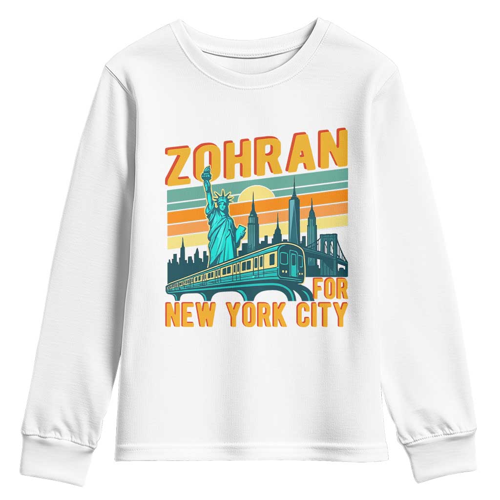 Zohran Mamdani NYC Mayor Youth Sweatshirt - Wonder Print Shop