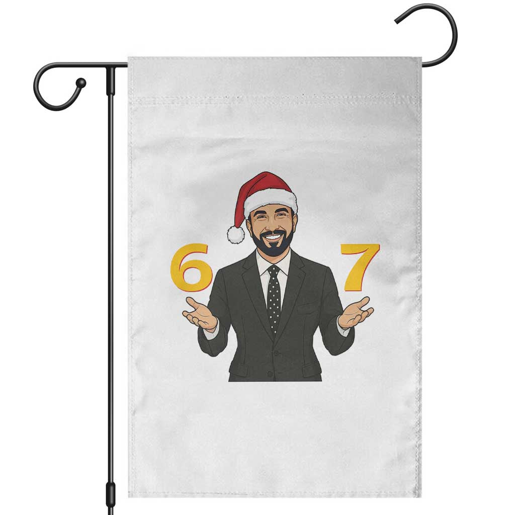 67 Six Seven Zohran Mamdani Christmas Garden Flag - Wonder Print Shop