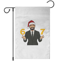 67 Six Seven Zohran Mamdani Christmas Garden Flag - Wonder Print Shop