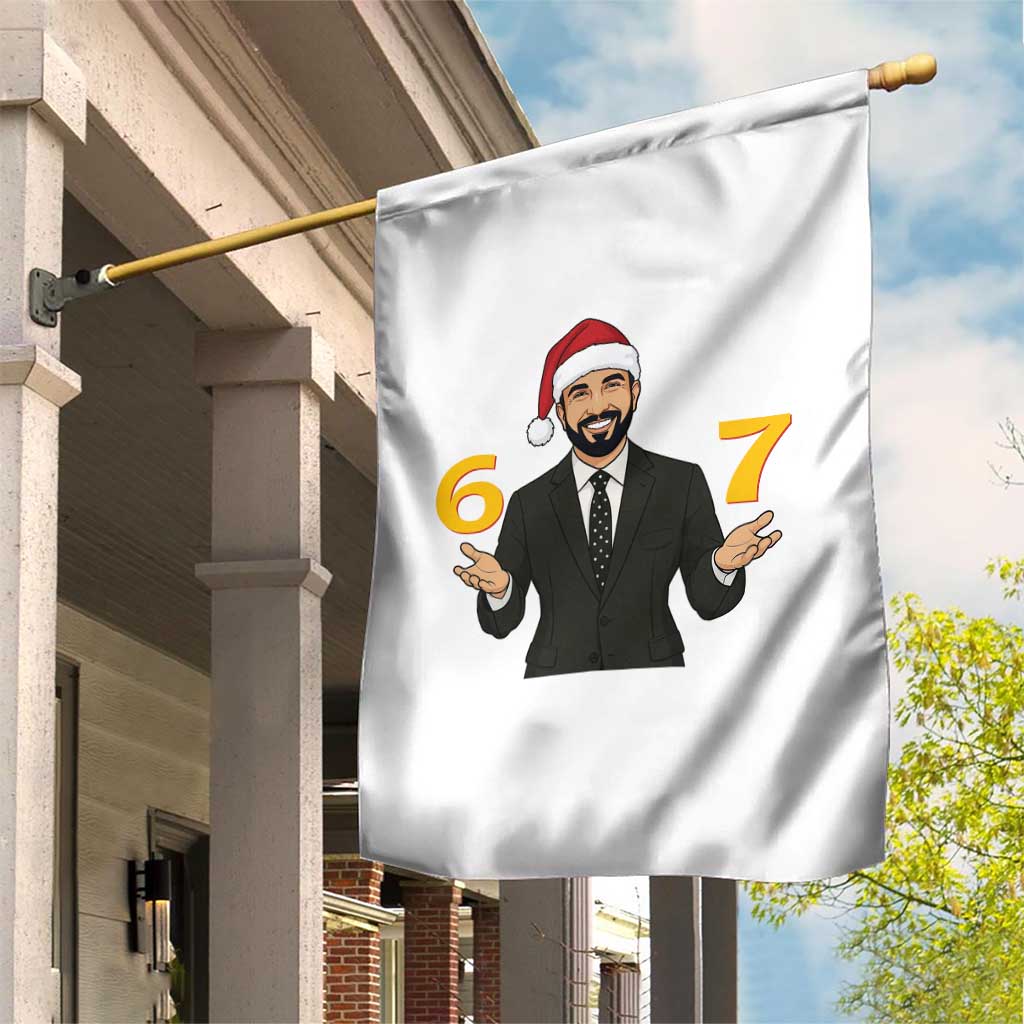 67 Six Seven Zohran Mamdani Christmas Garden Flag - Wonder Print Shop