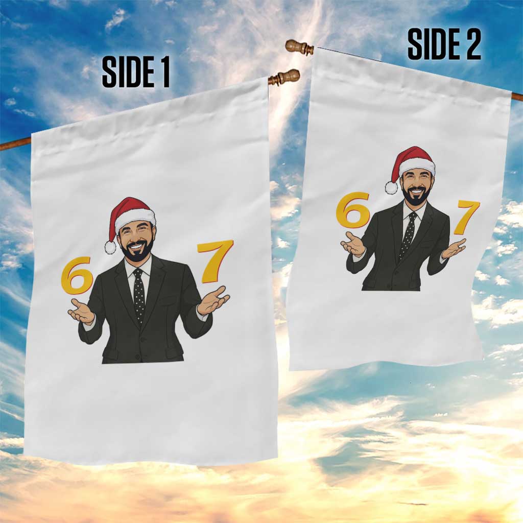 67 Six Seven Zohran Mamdani Christmas Garden Flag - Wonder Print Shop