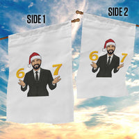 67 Six Seven Zohran Mamdani Christmas Garden Flag - Wonder Print Shop