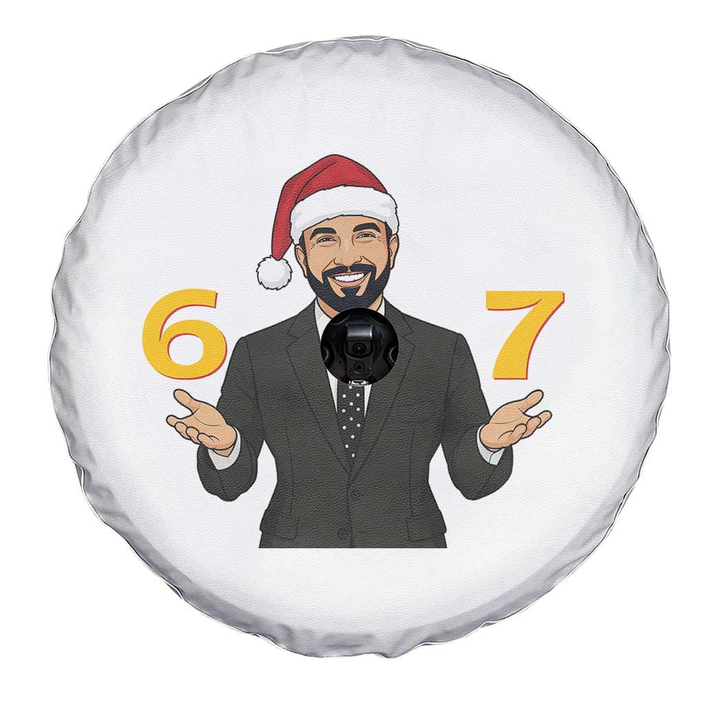 67 Six Seven Zohran Mamdani Christmas Spare Tire Cover - Wonder Print Shop