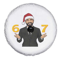 67 Six Seven Zohran Mamdani Christmas Spare Tire Cover - Wonder Print Shop