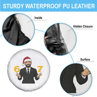 67 Six Seven Zohran Mamdani Christmas Spare Tire Cover - Wonder Print Shop