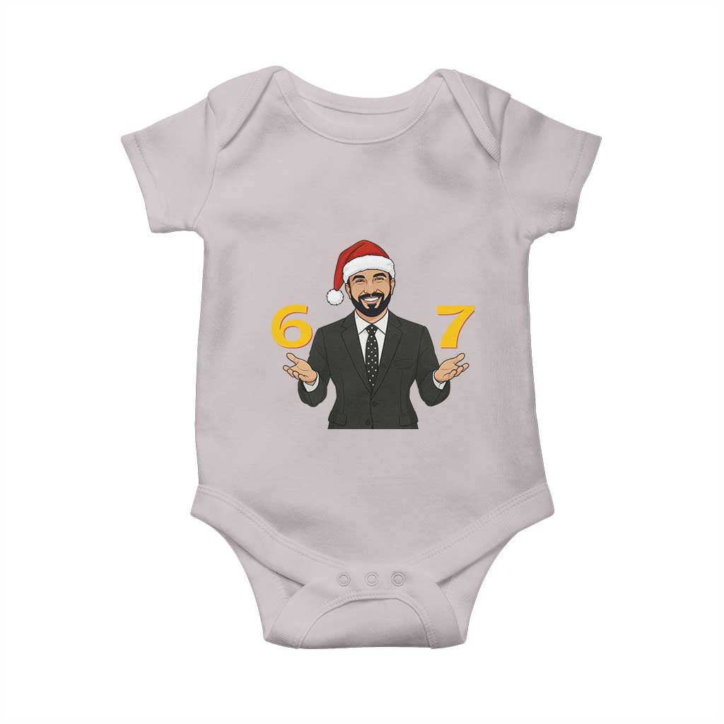 67 Six Seven Zohran Mamdani Christmas Baby Onesie - Wonder Print Shop
