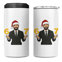 67 Six Seven Zohran Mamdani Christmas 4 in 1 Can Cooler Tumbler - Wonder Print Shop