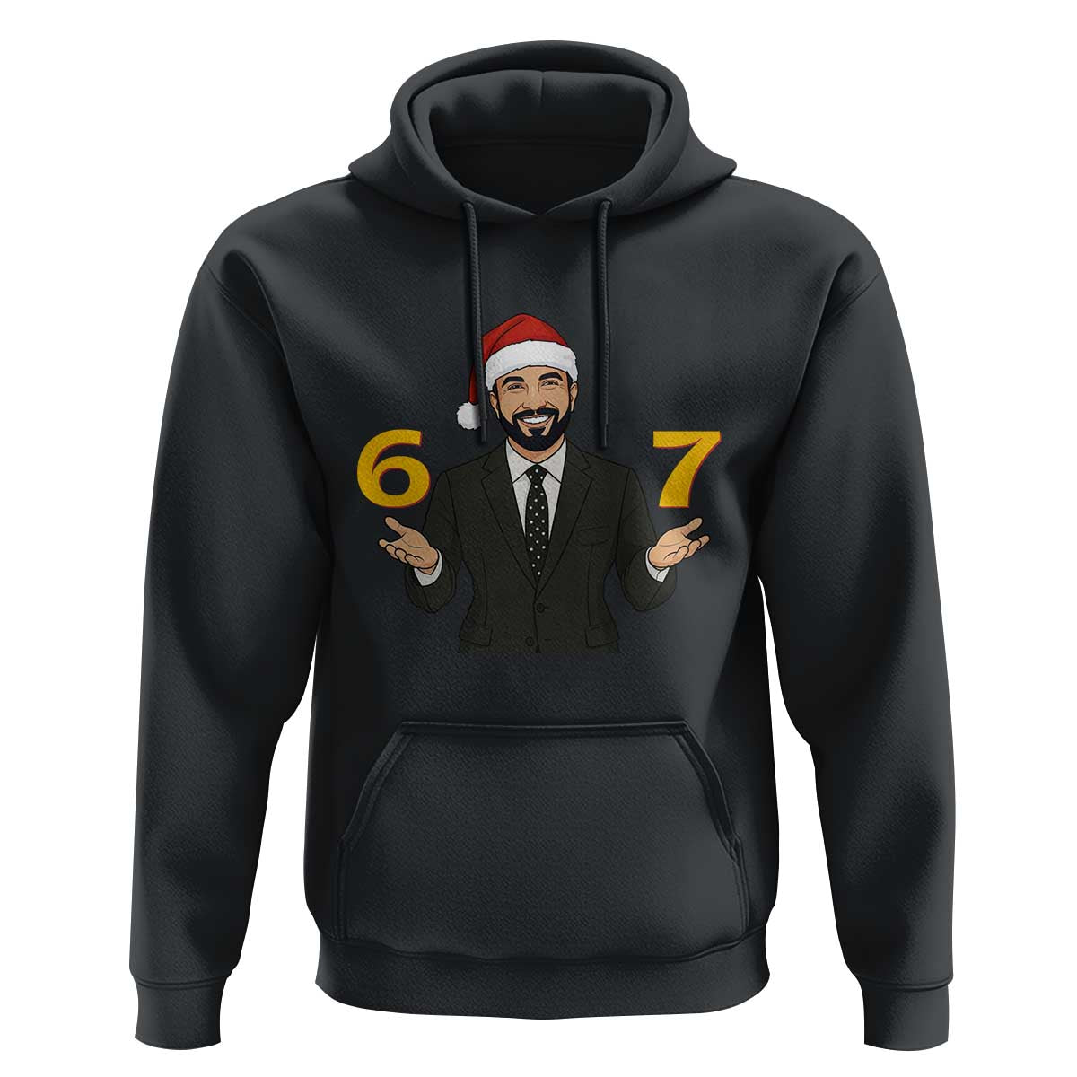 67 Six Seven Zohran Mamdani Christmas Hoodie - Wonder Print Shop