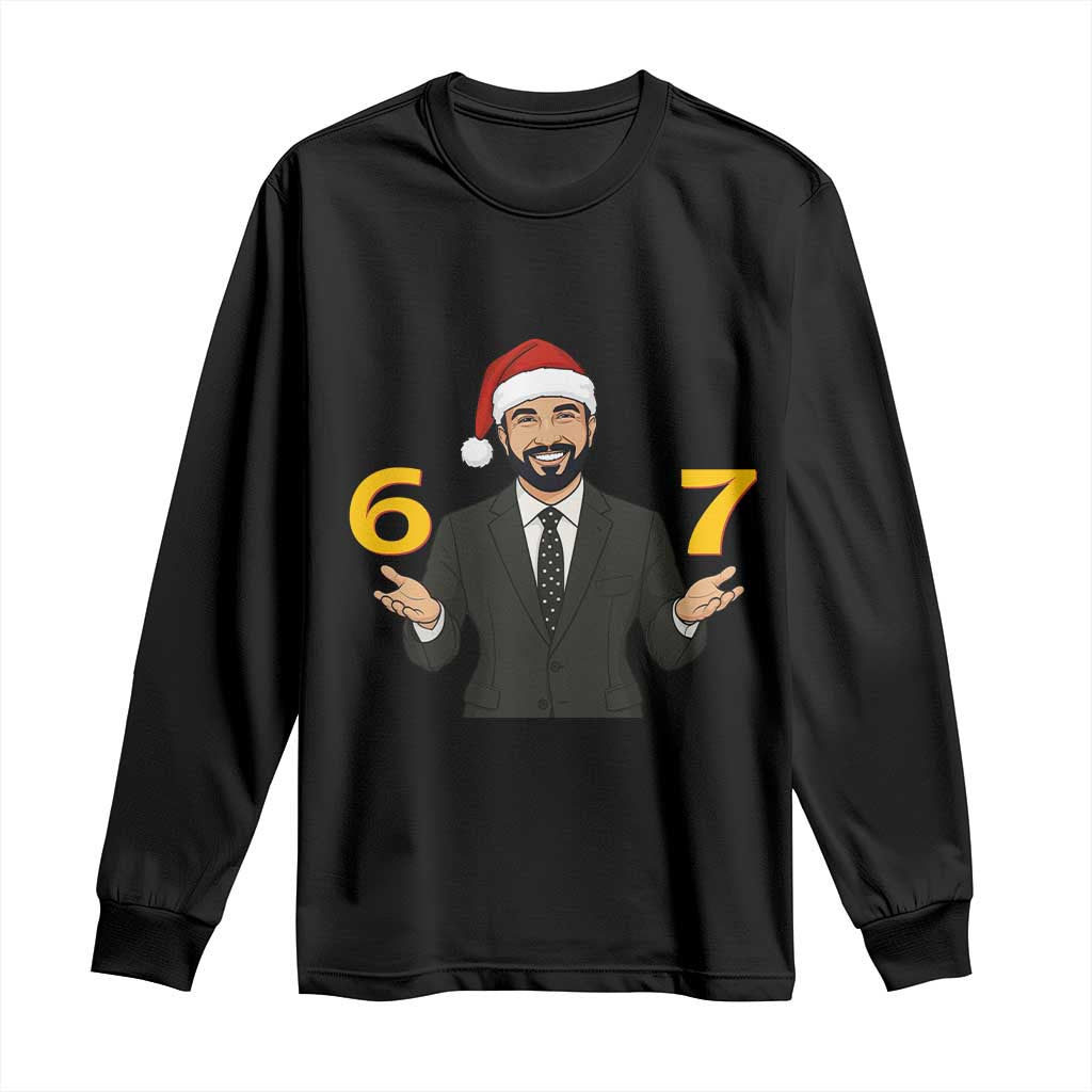 67 Six Seven Zohran Mamdani Christmas Long Sleeve Shirt - undefined
