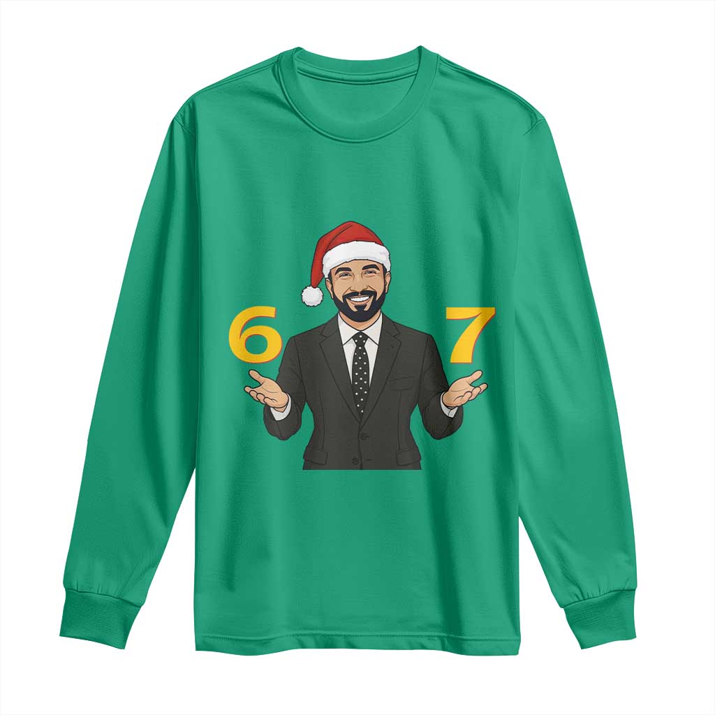 67 Six Seven Zohran Mamdani Christmas Long Sleeve Shirt - undefined