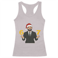 67 Six Seven Zohran Mamdani Christmas Racerback Tank Top - Wonder Print Shop
