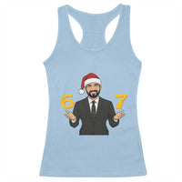 67 Six Seven Zohran Mamdani Christmas Racerback Tank Top - Wonder Print Shop