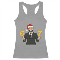 67 Six Seven Zohran Mamdani Christmas Racerback Tank Top - Wonder Print Shop
