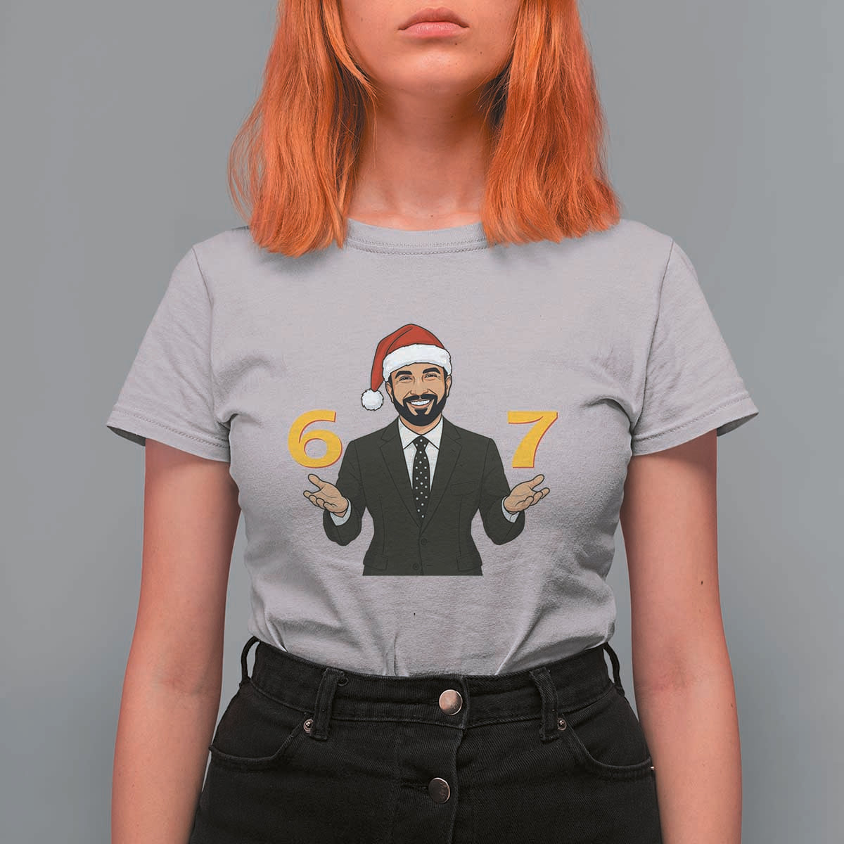 67 Six Seven Zohran Mamdani Christmas T Shirt For Women - Wonder Print Shop