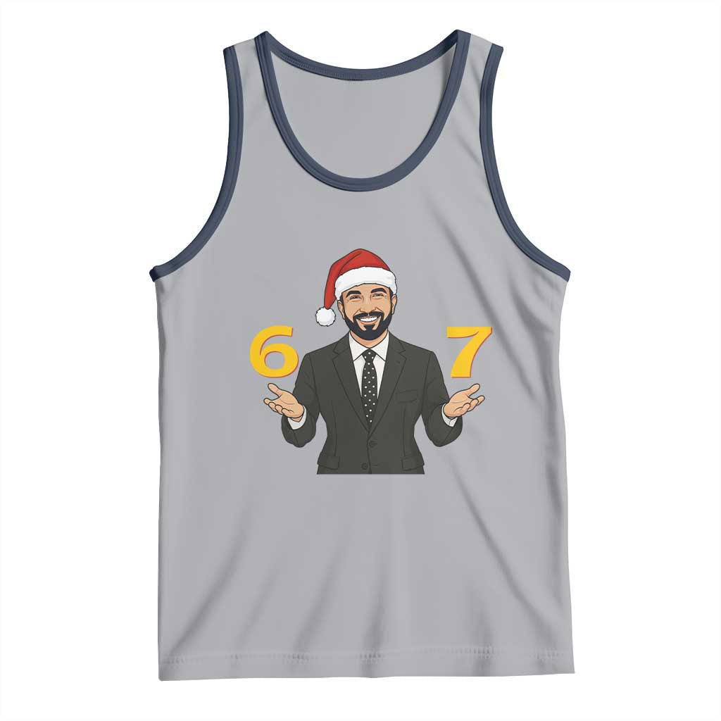 67 Six Seven Zohran Mamdani Christmas Tank Top - Wonder Print Shop