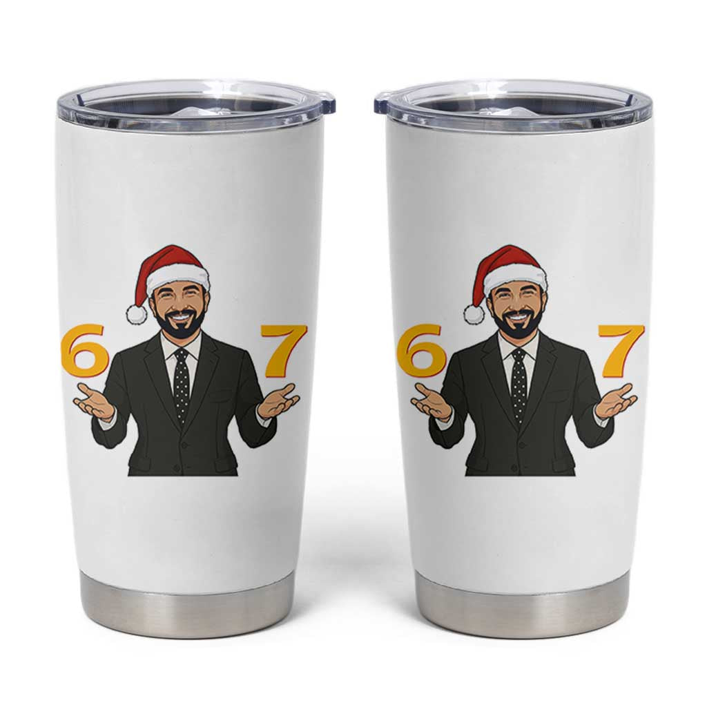 67 Six Seven Zohran Mamdani Christmas Tumbler Cup - Wonder Print Shop