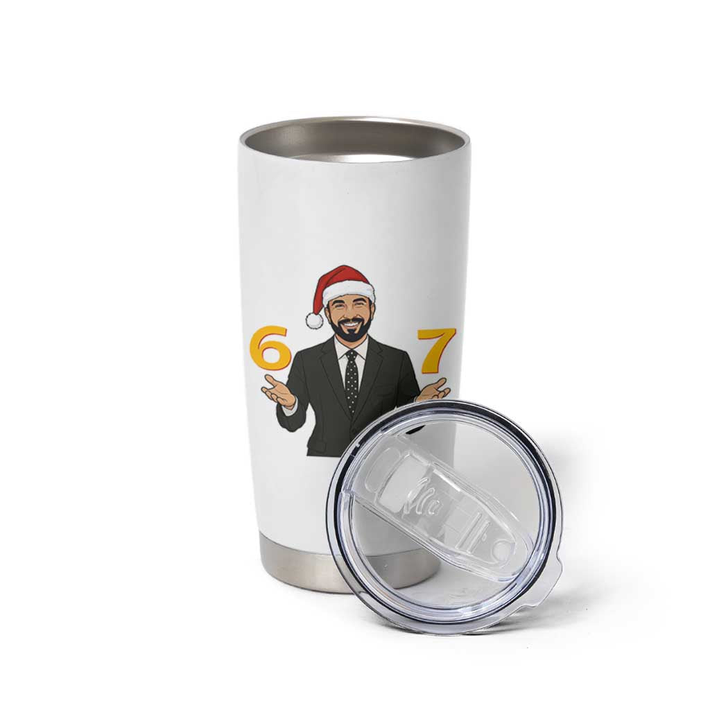 67 Six Seven Zohran Mamdani Christmas Tumbler Cup - Wonder Print Shop