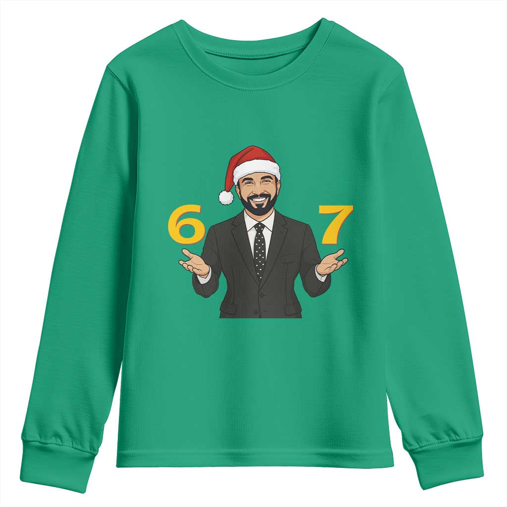 67 Six Seven Zohran Mamdani Christmas Youth Sweatshirt - Wonder Print Shop