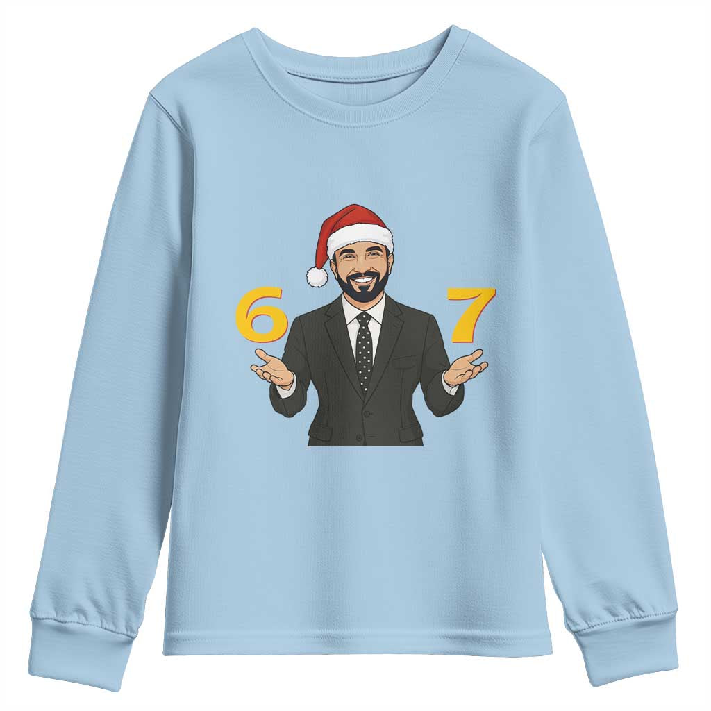 67 Six Seven Zohran Mamdani Christmas Youth Sweatshirt - Wonder Print Shop