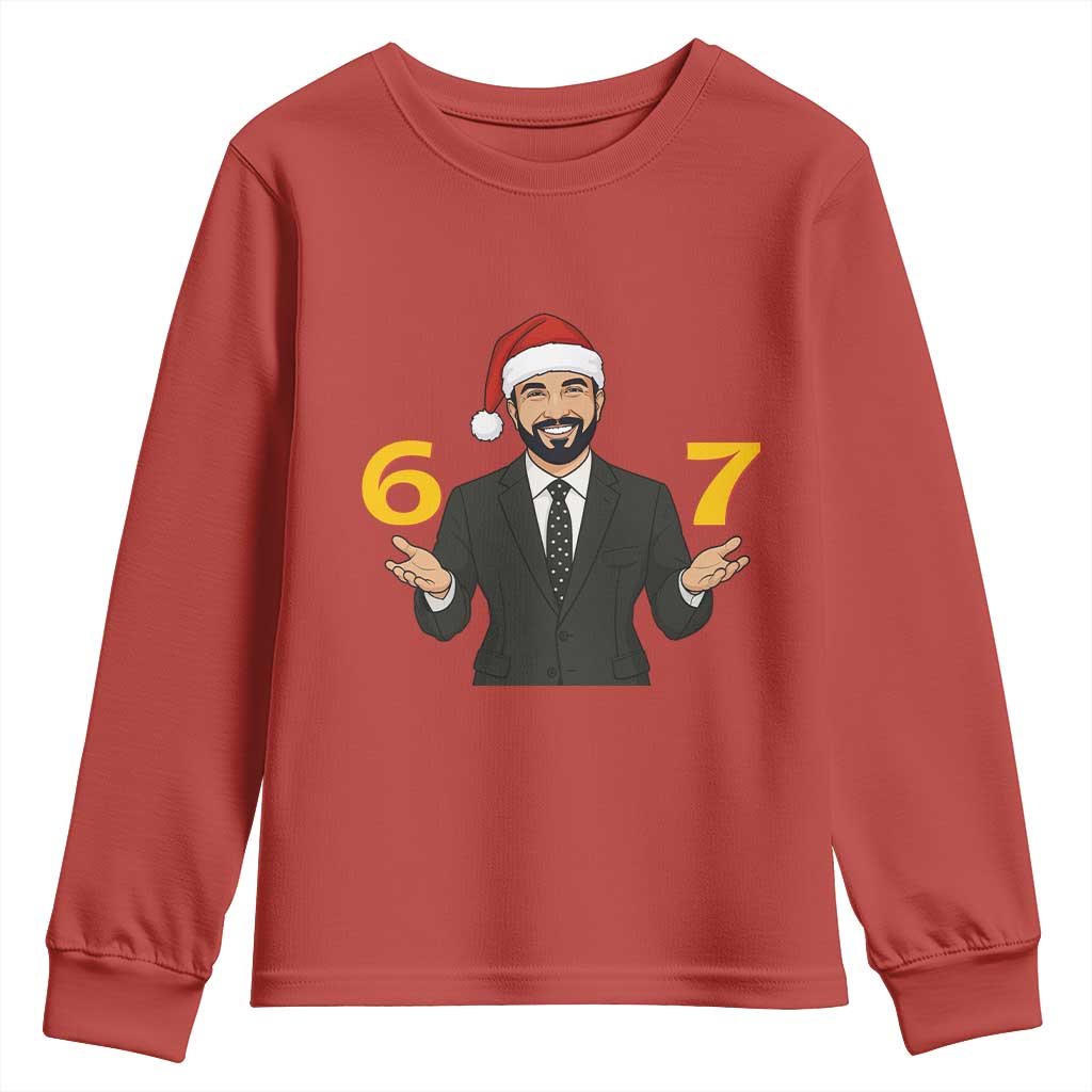 67 Six Seven Zohran Mamdani Christmas Youth Sweatshirt - Wonder Print Shop