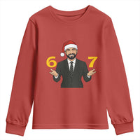 67 Six Seven Zohran Mamdani Christmas Youth Sweatshirt - Wonder Print Shop
