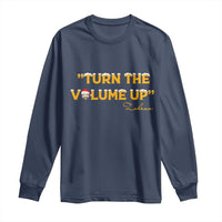 Turn The Volume Up Long Sleeve Shirt Zohran Mamdani Christmas - Wonder Print Shop