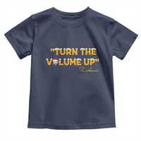 Turn The Volume Up Toddler T Shirt Zohran Mamdani Christmas - Wonder Print Shop