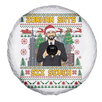 67 Six Seven Zohran Mamdani Christmas Spare Tire Cover Progressive Democrats - Wonder Print Shop