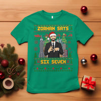 67 Six Seven Zohran Mamdani Christmas T Shirt Progressive Democrats - Wonder Print Shop