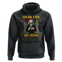 67 Six Seven Zohran Mamdani Christmas Hoodie Progressive Democrats - Wonder Print Shop