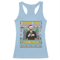 67 Six Seven Zohran Mamdani Christmas Racerback Tank Top Progressive Democrats - Wonder Print Shop