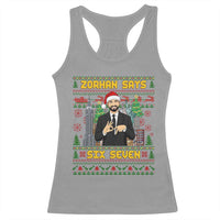 67 Six Seven Zohran Mamdani Christmas Racerback Tank Top Progressive Democrats - Wonder Print Shop