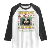 67 Six Seven Zohran Mamdani Christmas Raglan Shirt Progressive Democrats - Wonder Print Shop