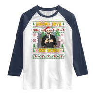 67 Six Seven Zohran Mamdani Christmas Raglan Shirt Progressive Democrats - Wonder Print Shop