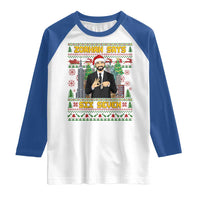 67 Six Seven Zohran Mamdani Christmas Raglan Shirt Progressive Democrats - Wonder Print Shop