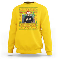 67 Six Seven Zohran Mamdani Christmas Sweatshirt Progressive Democrats - Wonder Print Shop