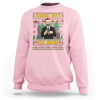 67 Six Seven Zohran Mamdani Christmas Sweatshirt Progressive Democrats - Wonder Print Shop