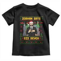 67 Six Seven Zohran Mamdani Christmas Toddler T Shirt Progressive Democrats - Wonder Print Shop
