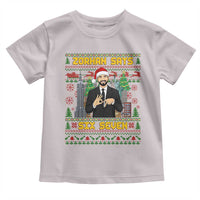 67 Six Seven Zohran Mamdani Christmas Toddler T Shirt Progressive Democrats - Wonder Print Shop