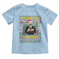 67 Six Seven Zohran Mamdani Christmas Toddler T Shirt Progressive Democrats - Wonder Print Shop