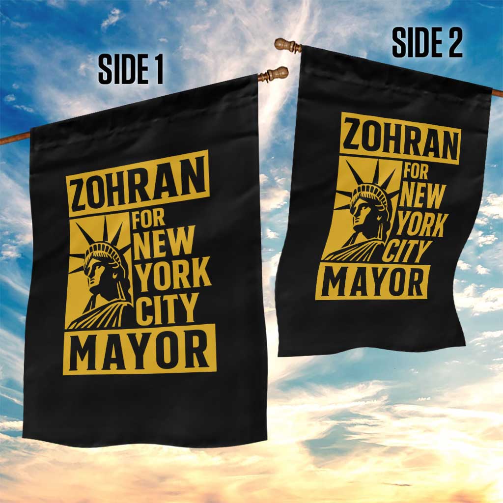 Zohran Mamdani NYC Mayor Garden Flag Funny Cool Trendy Progressive - Wonder Print Shop