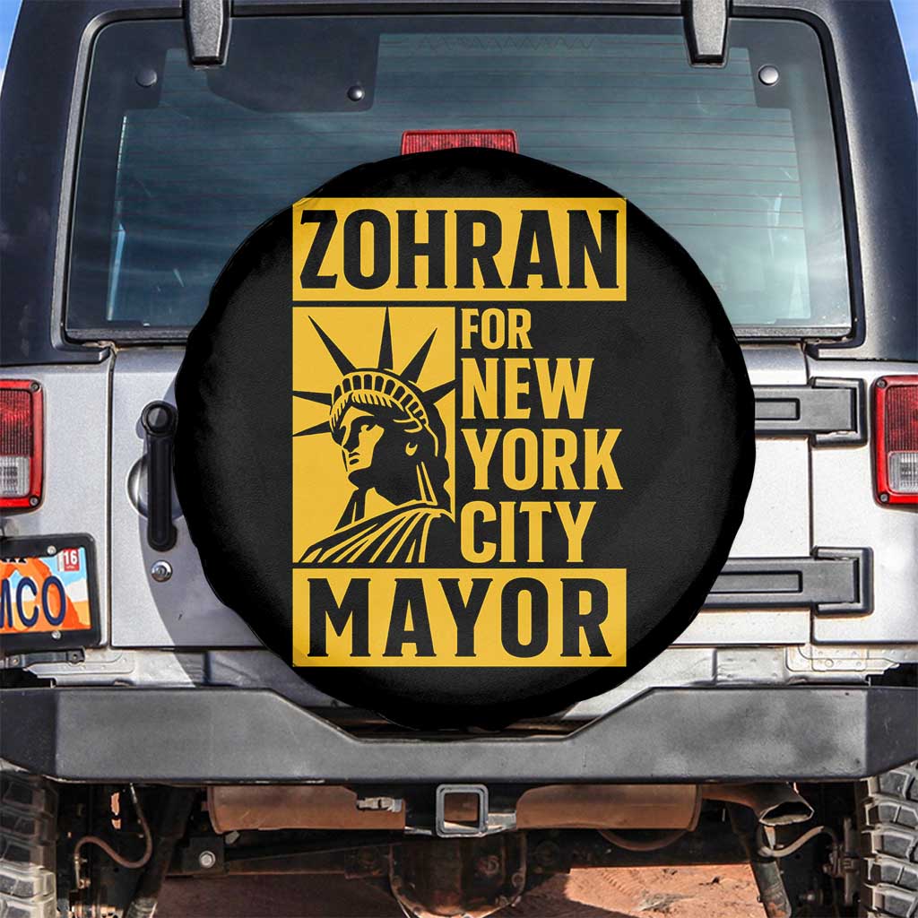Zohran Mamdani NYC Mayor Spare Tire Cover Funny Cool Trendy Progressive - Wonder Print Shop