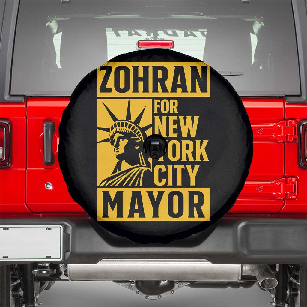 Zohran Mamdani NYC Mayor Spare Tire Cover Funny Cool Trendy Progressive - Wonder Print Shop