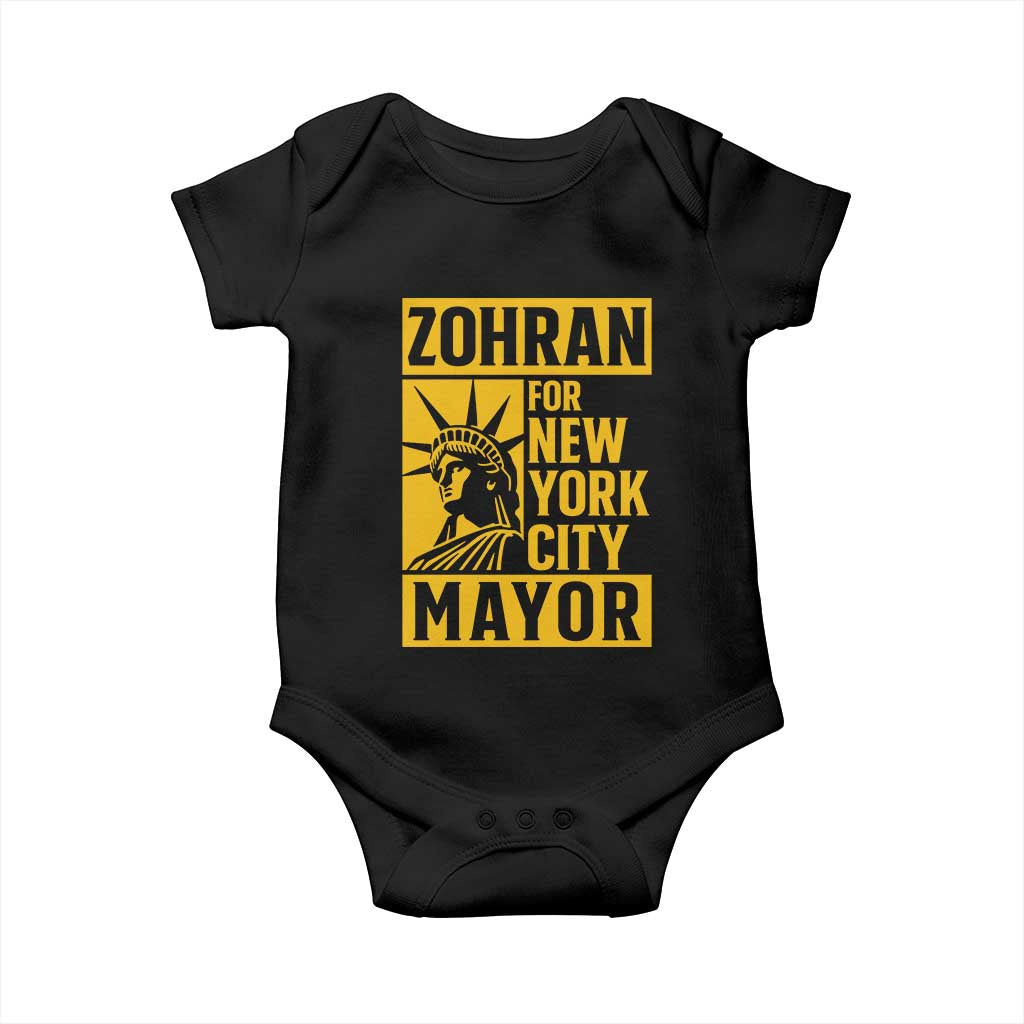 Zohran Mamdani NYC Mayor Baby Onesie Funny Cool Trendy Progressive - Wonder Print Shop